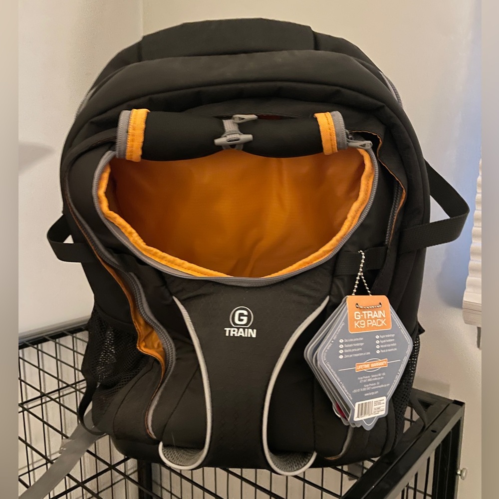 Kurgo G-Train - Dog Carrier Backpack for Small Pets - Cat & Dog Backpack